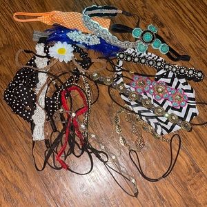 Lot of embellished headbands